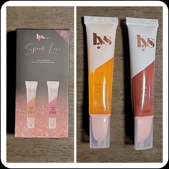 LYS "Speak Love" Glossy Lip Oil Duo - Picture 3 of 6